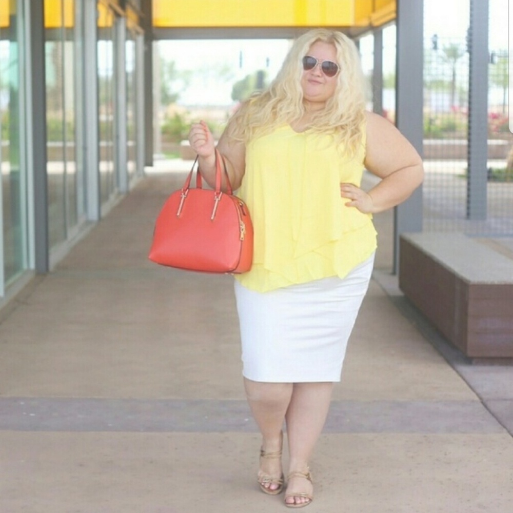 COPY - 3x yellow layered blouse